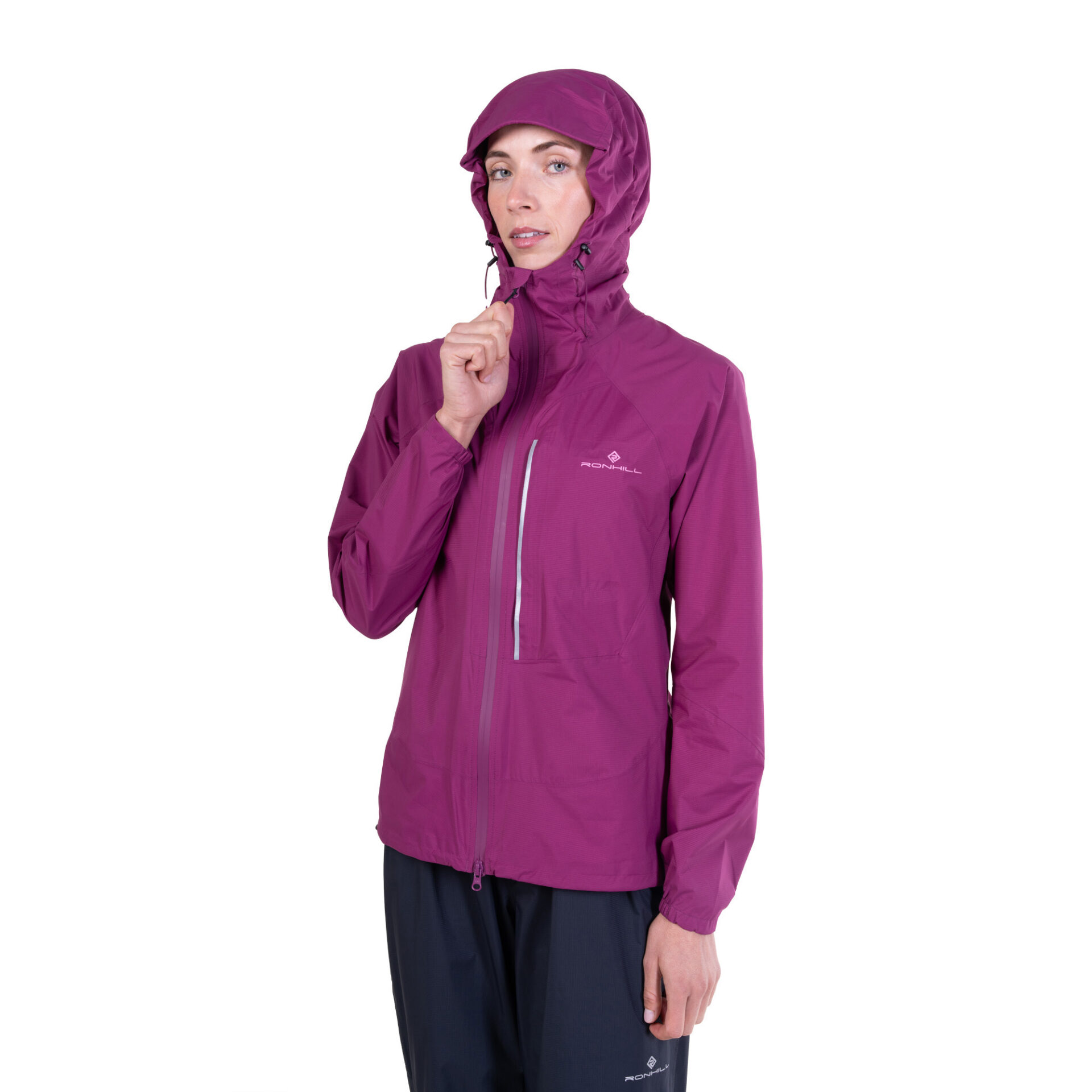 Ronhill Women's Tech Storm Jacket - Blackcurrant/Orchid - Image 8