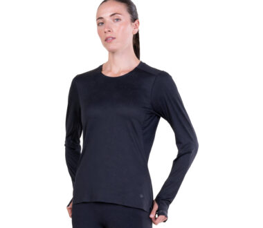 Ronhill Women's Tech Reflect Lux L/S Tee - Black/Reflect