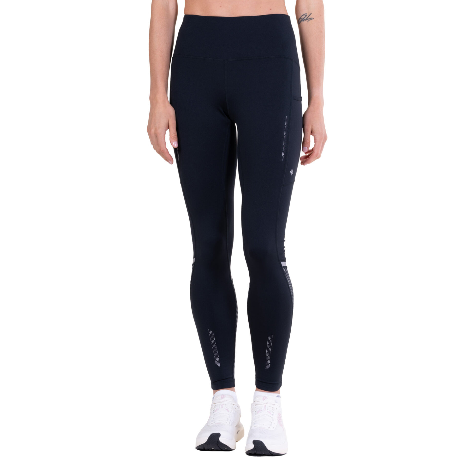 Ronhill Women's Tech Reflect Tight - Black/Reflect - Image 2
