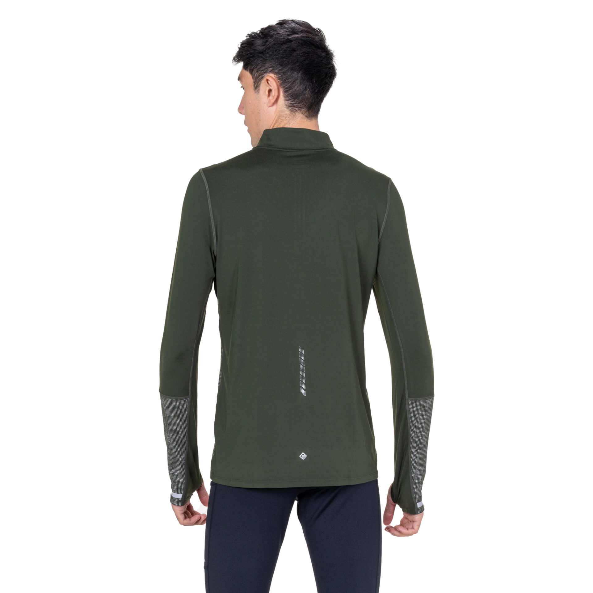 Ronhill Men's Tech Reflect 1/2 Zip - Kelp/Reflect - Image 2