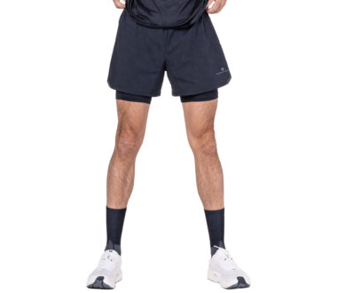 Ronhill Men's Tech Reflect Lux 5" 2in1 Short - Black/Reflect