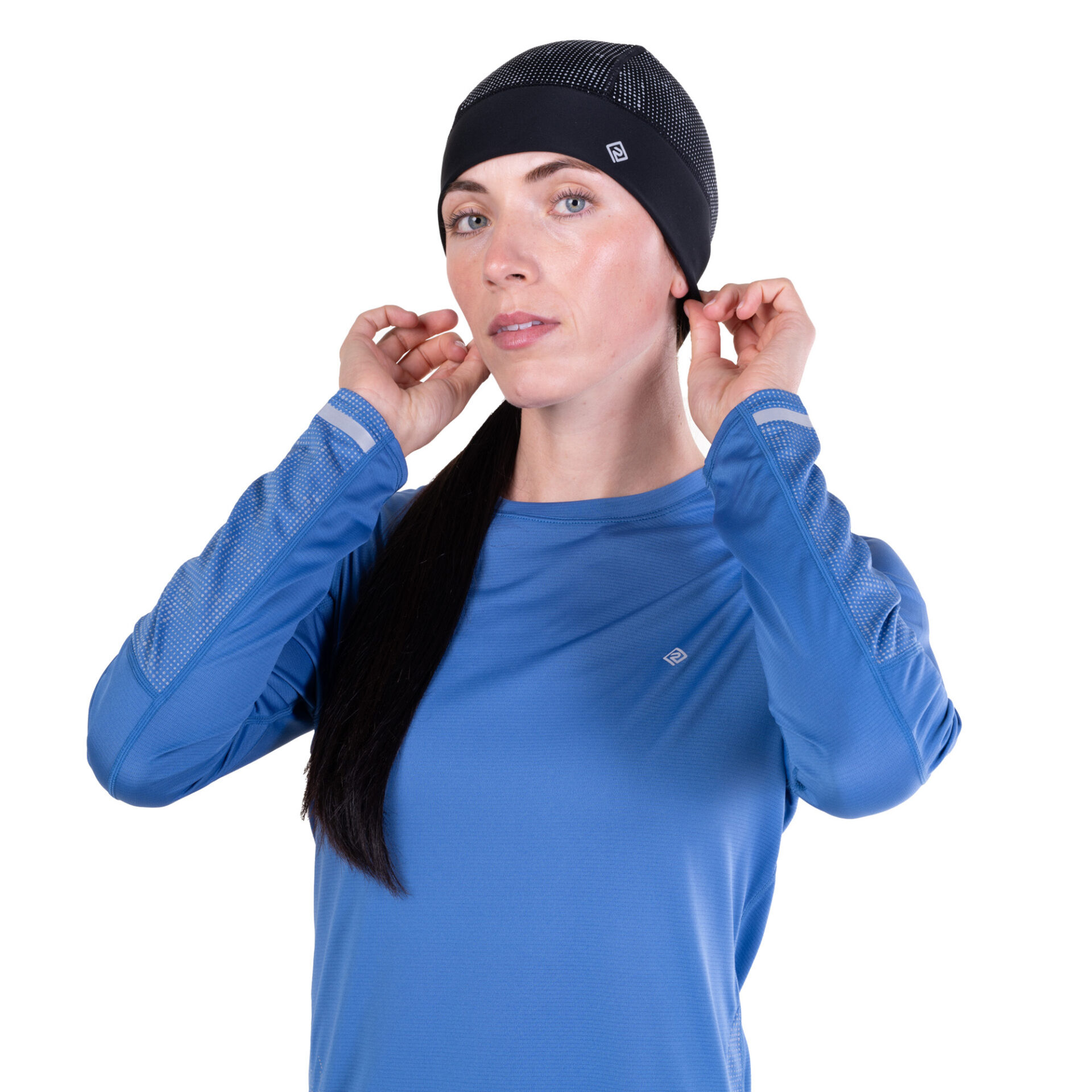 Ronhill Reflect Beanie - Black/Reflect - Image 3