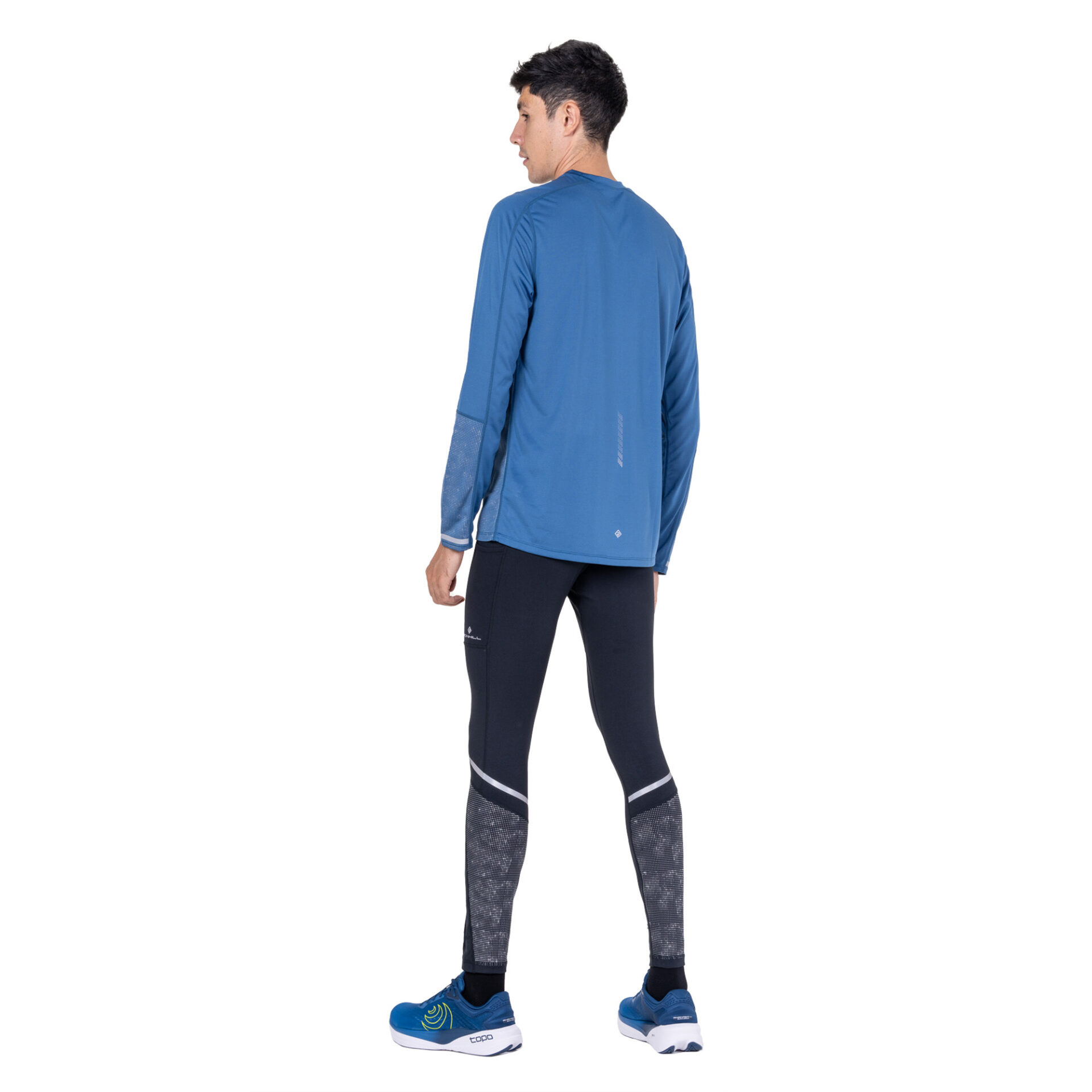 Ronhill Men's Tech Reflect Tight - Black/Reflect - Image 2