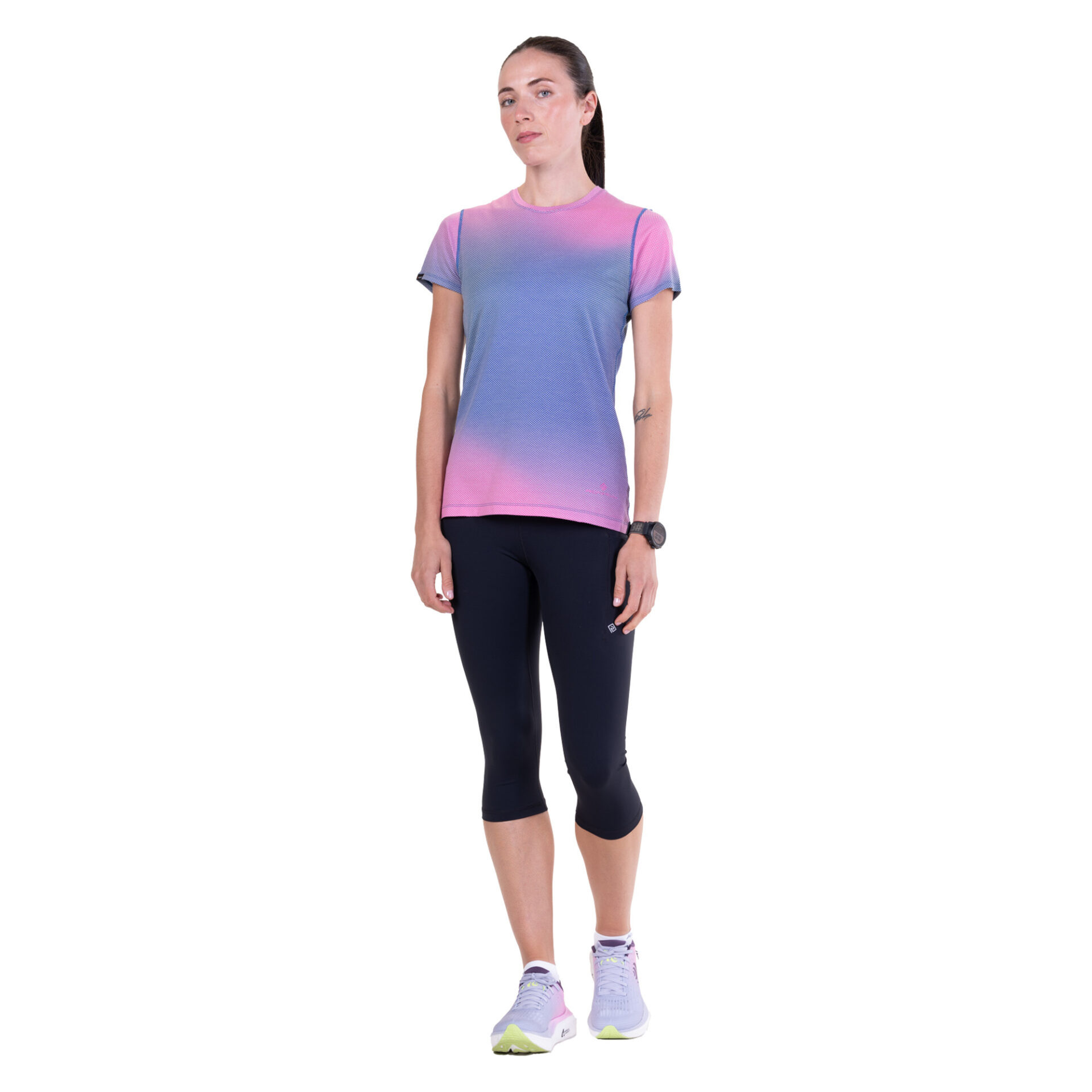 Ronhill Women's Tech Golden Hour Tee - Orchid Glow - Image 3