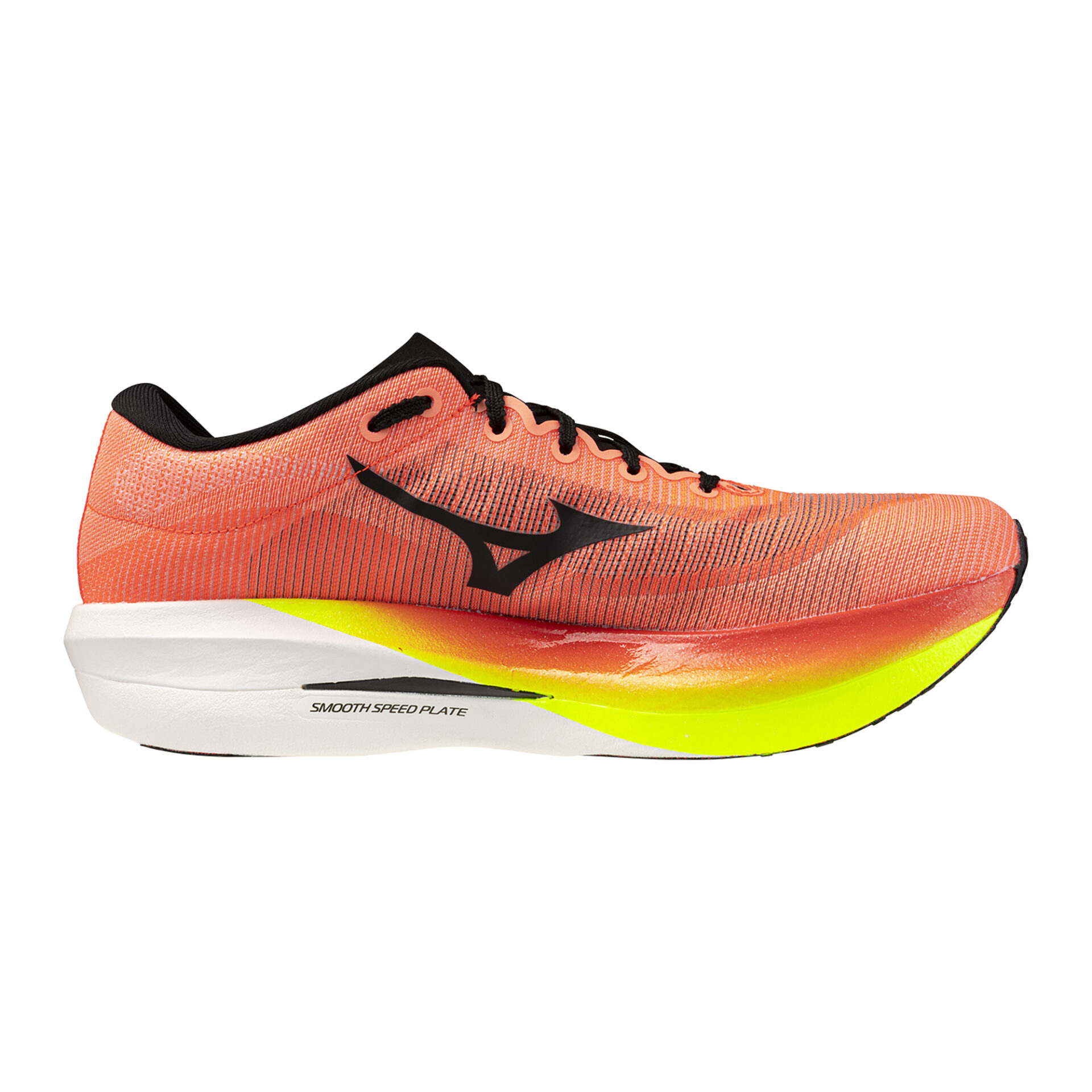 Mizuno Hyperwarp Elite - Lava Orange/Black/Lightning Yellow - Image 2