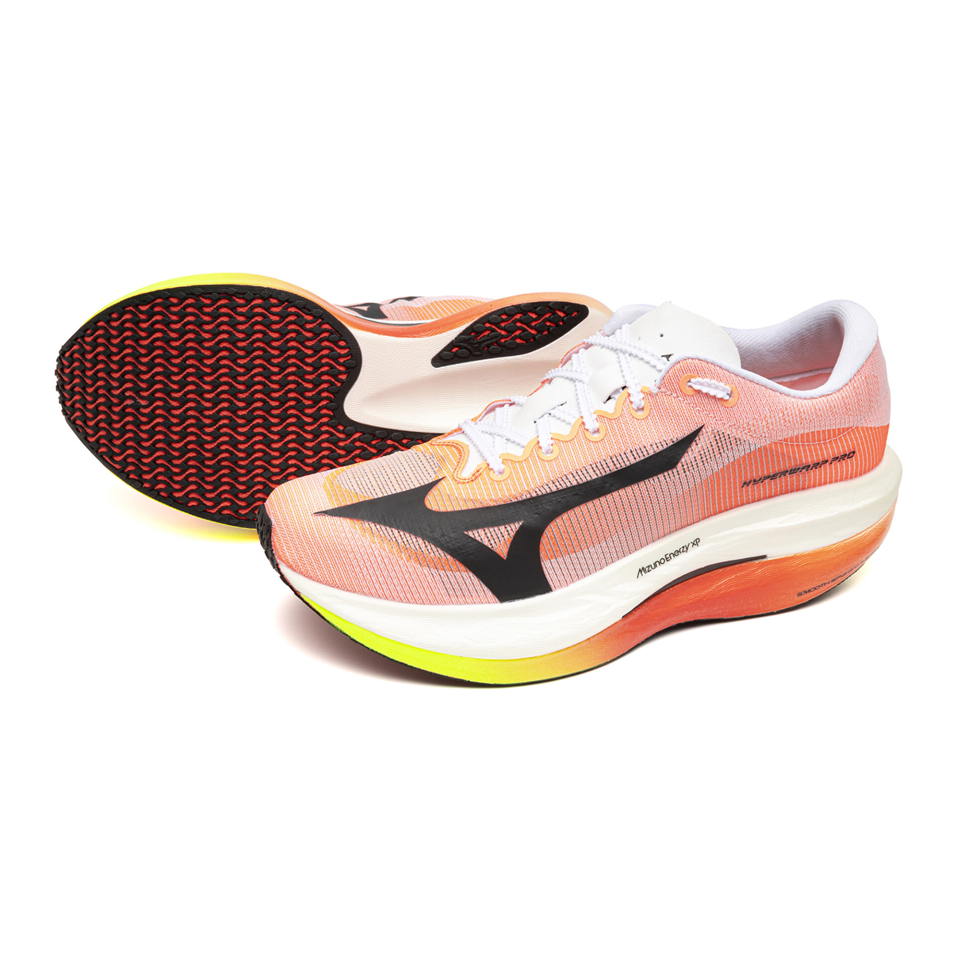 Mizuno Hyperwarp Pro - White/Black/Lava Orange - Image 3